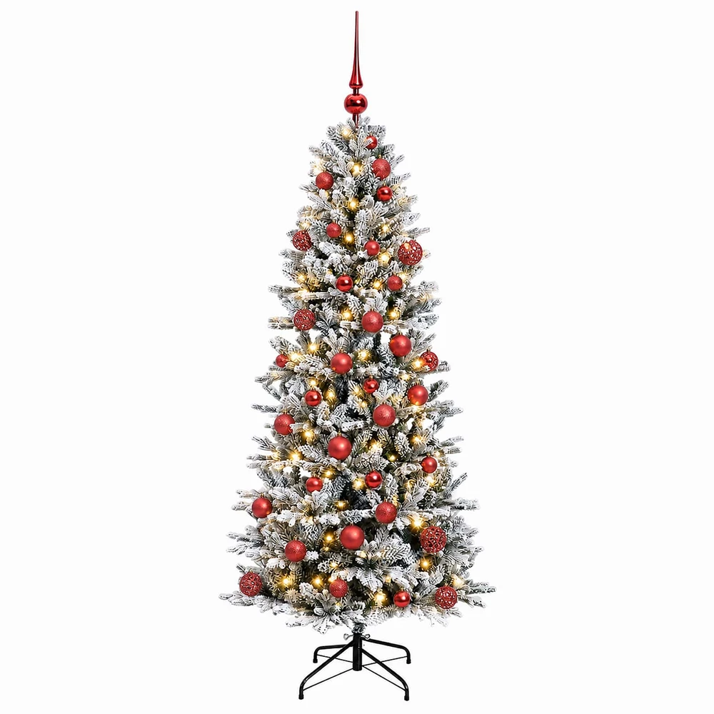 Dirbtinė kalėdinė eglutė su rutuliuku 150 cm 150 LED
