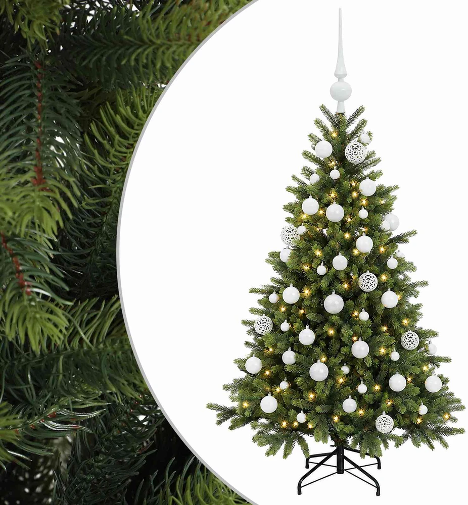 Dirbtinė kalėdinė eglutė su rutuliuku 150 cm 150 LED