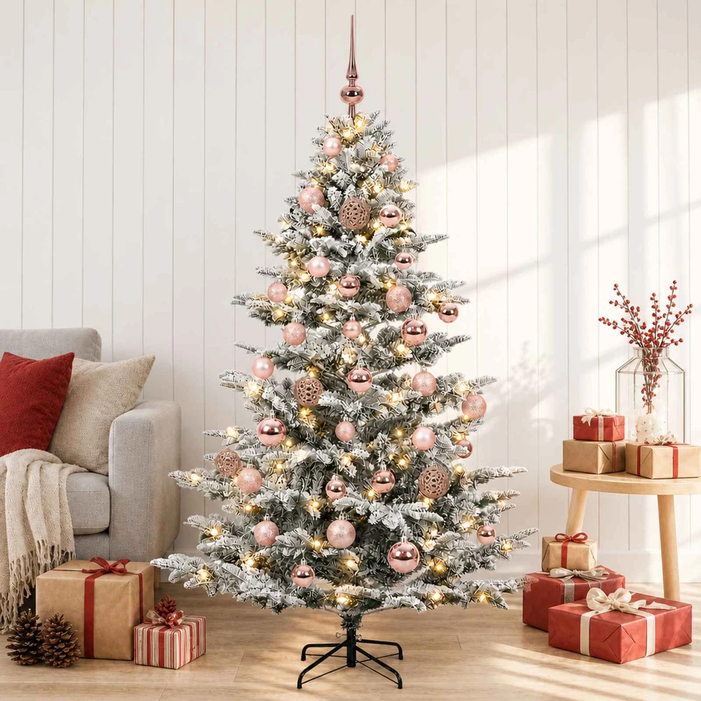 Dirbtinė kalėdinė eglutė su rutuliuku 150 cm 150 LED