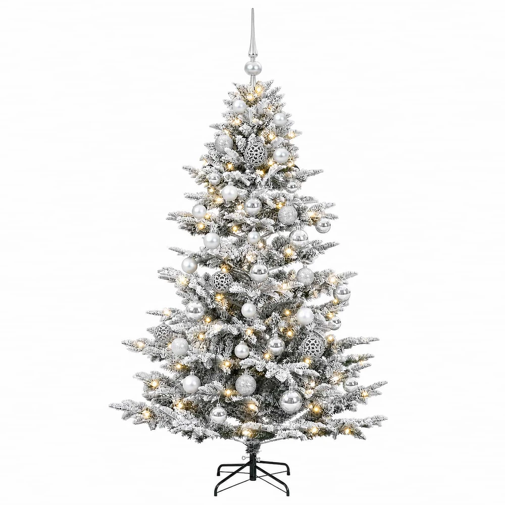 Dirbtinė kalėdinė eglutė su rutuliuku 150 cm 150 LED