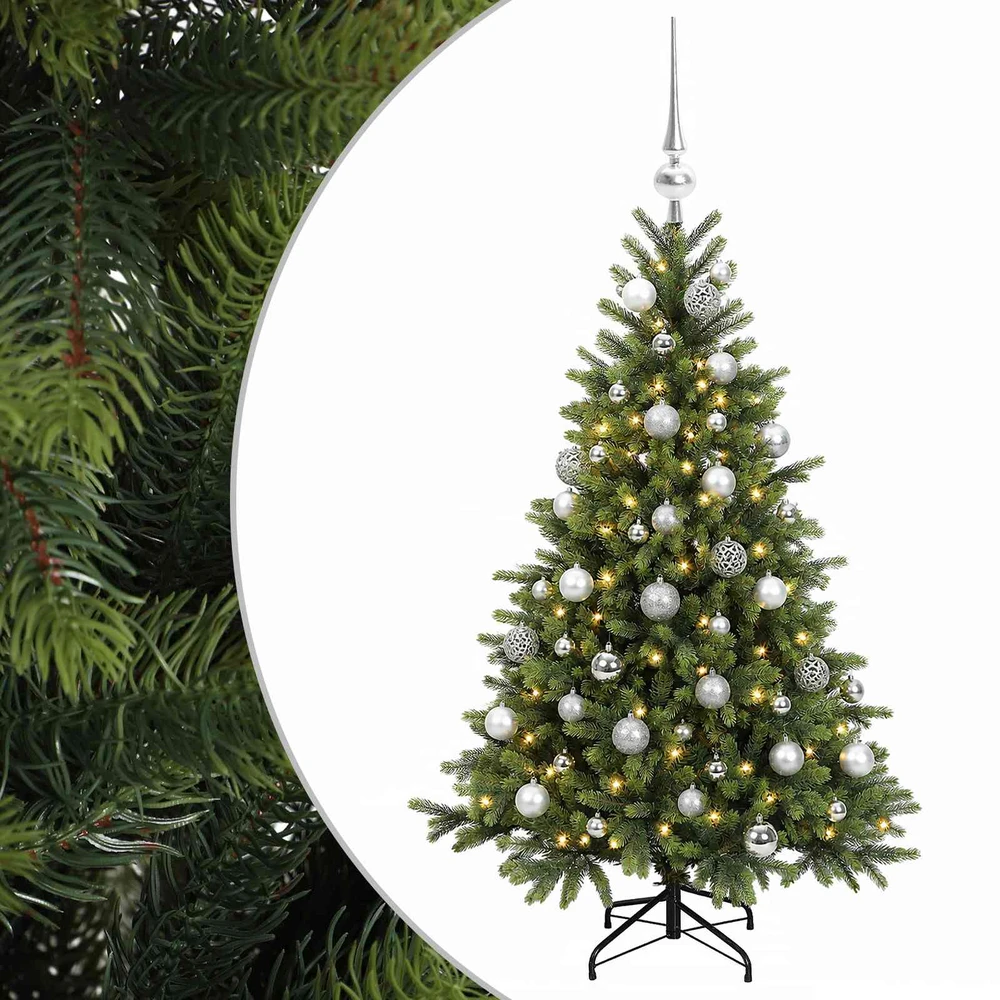 Dirbtinė kalėdinė eglutė su rutuliuku 150 cm 150 LED