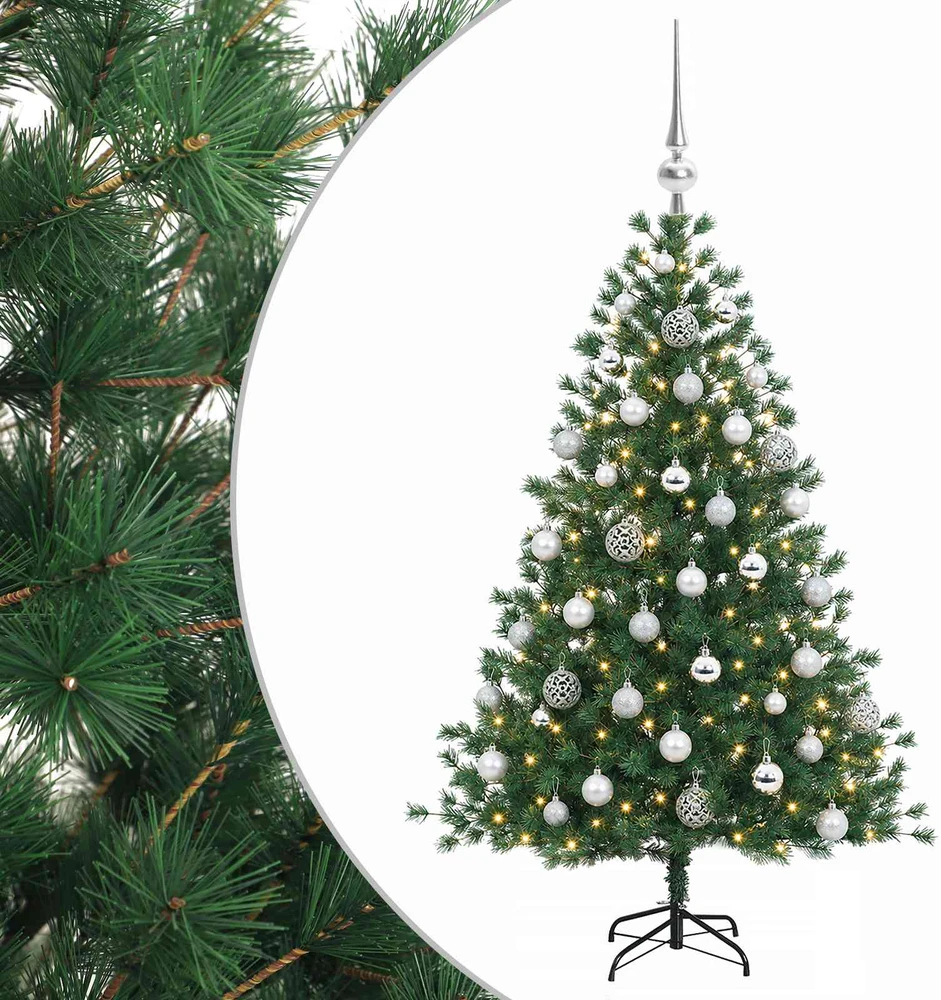 Dirbtinė kalėdinė eglutė su rutuliuku 150 cm 150 LED