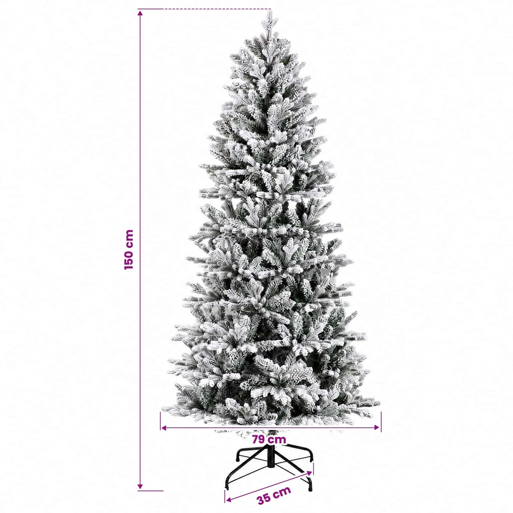 Dirbtinė kalėdinė eglutė su rutuliuku 150 cm 150 LED