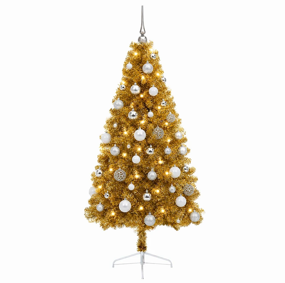 Dirbtinė kalėdinė eglutė su rutuliuku 150 cm 150 LED