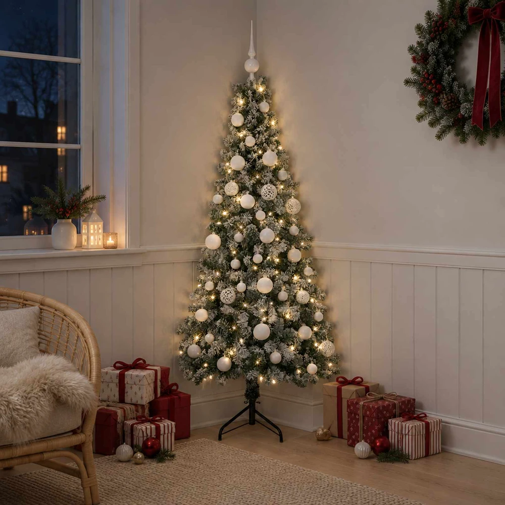 Dirbtinė kalėdinė eglutė su rutuliuku 150 cm 150 LED