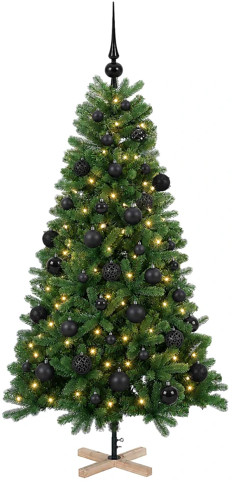 Dirbtinė kalėdinė eglutė su rutuliuku 150 cm 150 LED