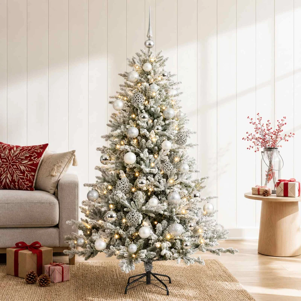 Dirbtinė kalėdinė eglutė su rutuliuku 150 cm 150 LED