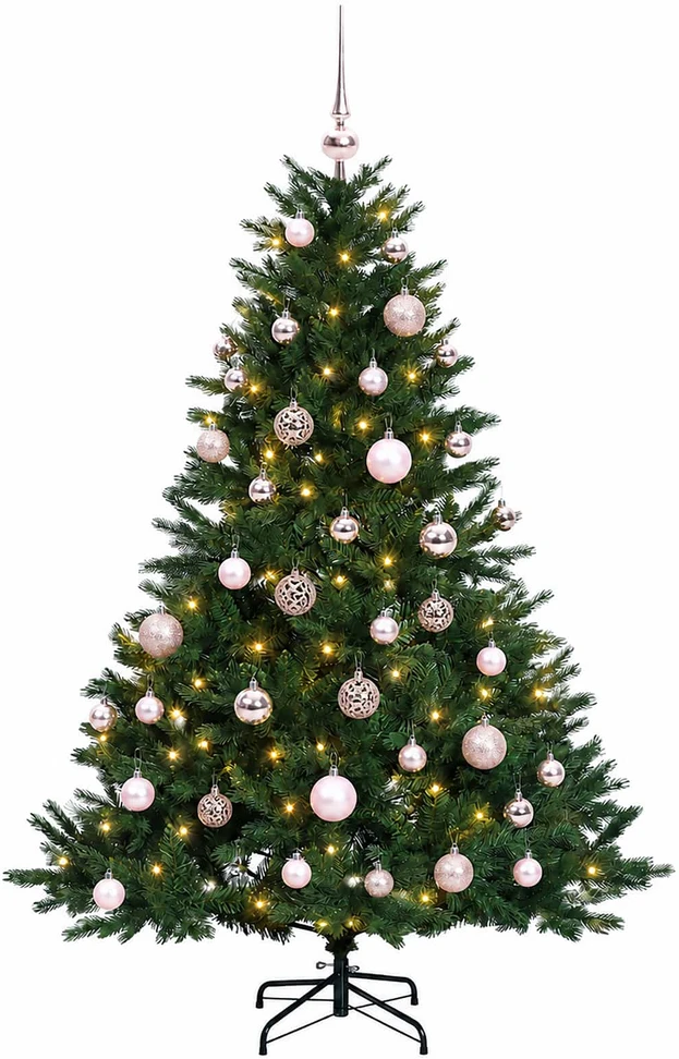 Dirbtinė kalėdinė eglutė su rutuliuku 150 cm 150 LED