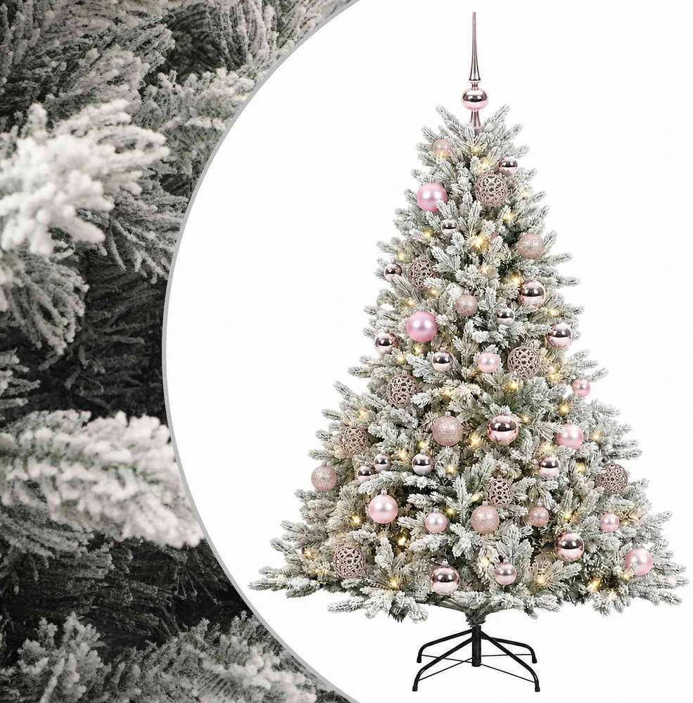Dirbtinė kalėdinė eglutė su rutuliuku 150 cm 150 LED
