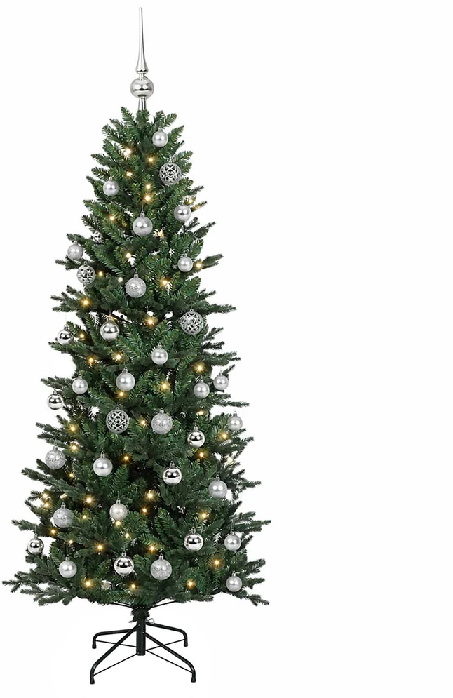 Dirbtinė kalėdinė eglutė su rutuliuku 150 cm 150 LED