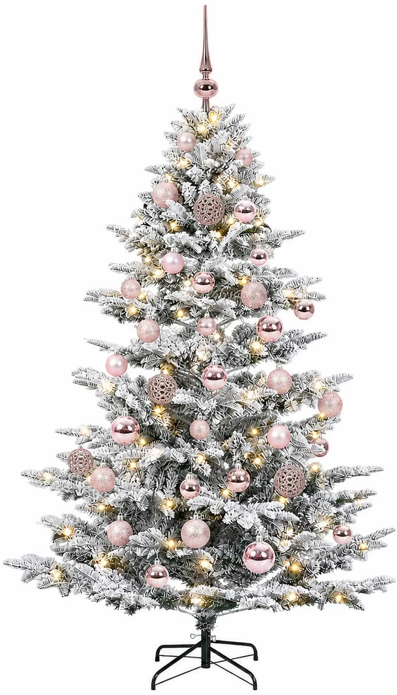 Dirbtinė kalėdinė eglutė su rutuliuku 150 cm 150 LED