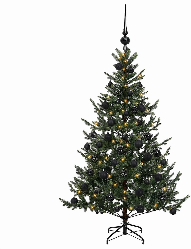 Dirbtinė kalėdinė eglutė su rutuliuku 150 cm 150 LED