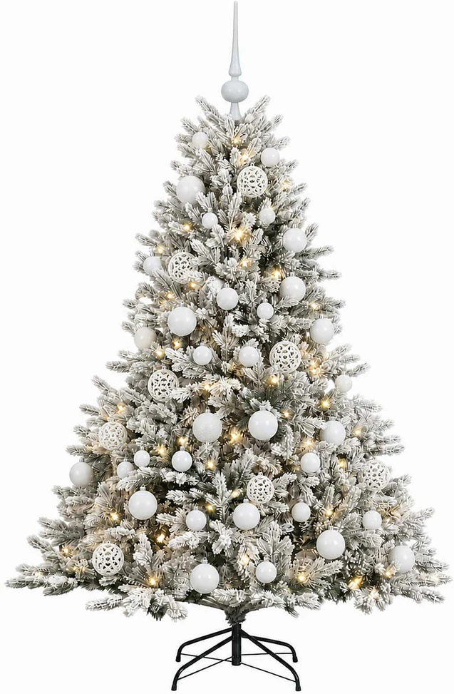Dirbtinė kalėdinė eglutė su rutuliuku 150 cm 150 LED
