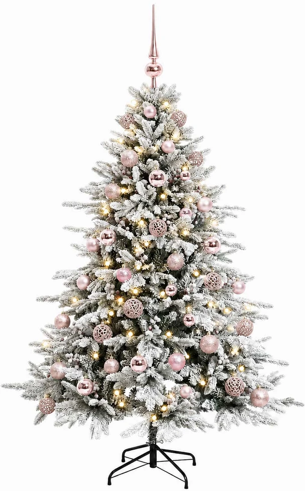 Dirbtinė kalėdinė eglutė su rutuliuku 150 cm 150 LED