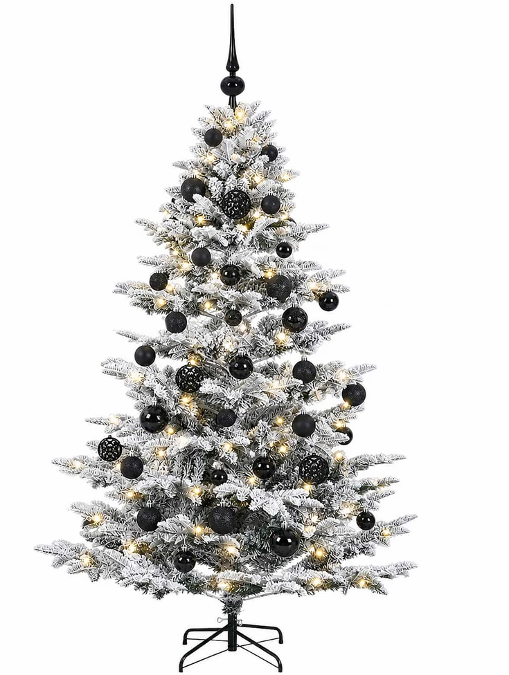 Dirbtinė kalėdinė eglutė su rutuliuku 150 cm 150 LED