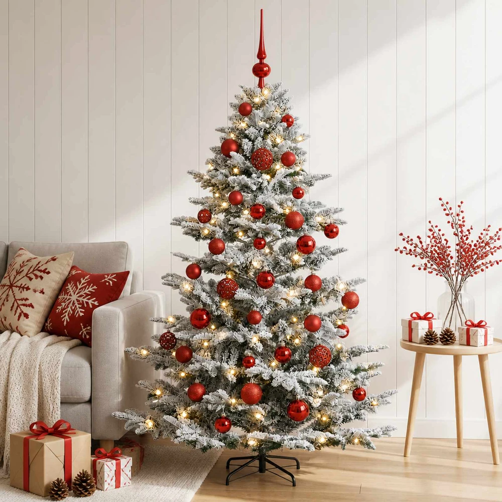 Dirbtinė kalėdinė eglutė su rutuliuku 150 cm 150 LED