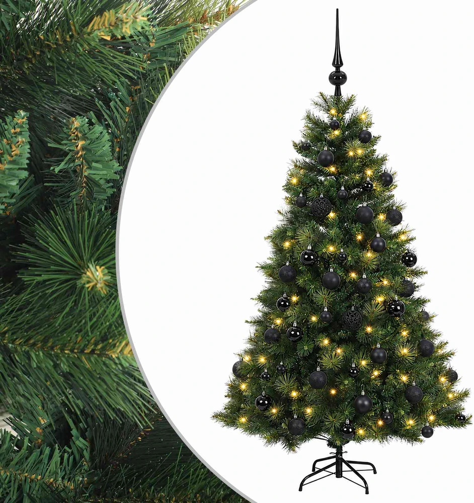 Dirbtinė kalėdinė eglutė su rutuliuku 150 cm 150 LED