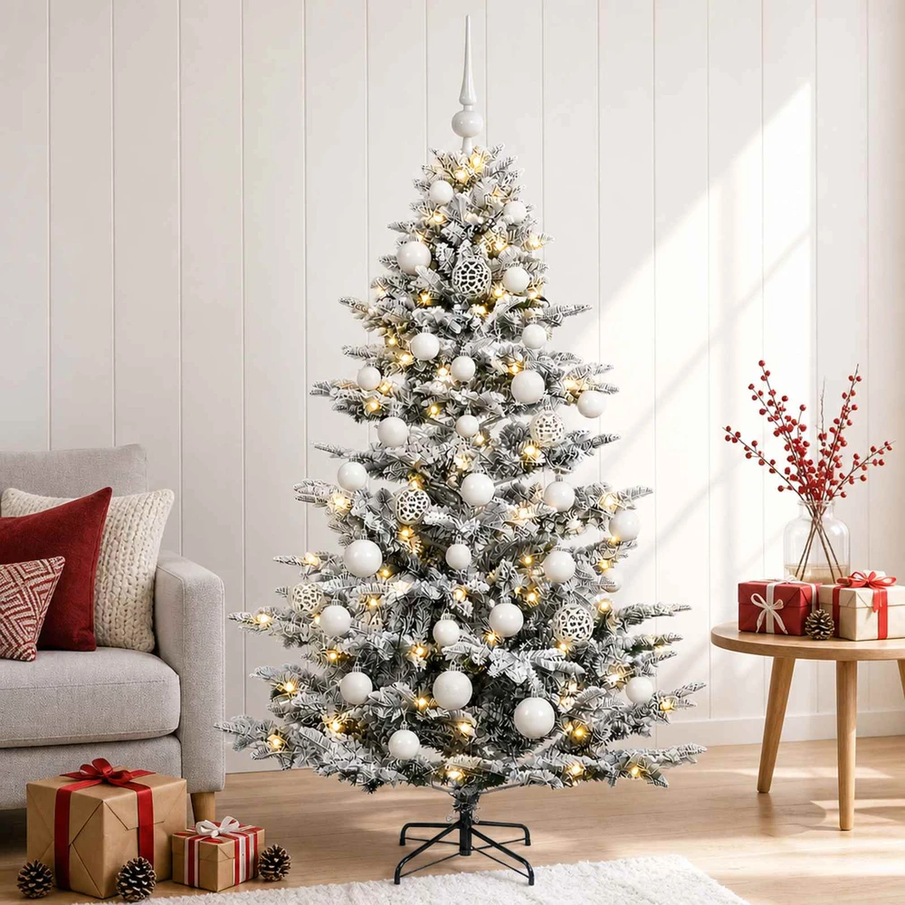 Dirbtinė kalėdinė eglutė su rutuliuku 150 cm 150 LED