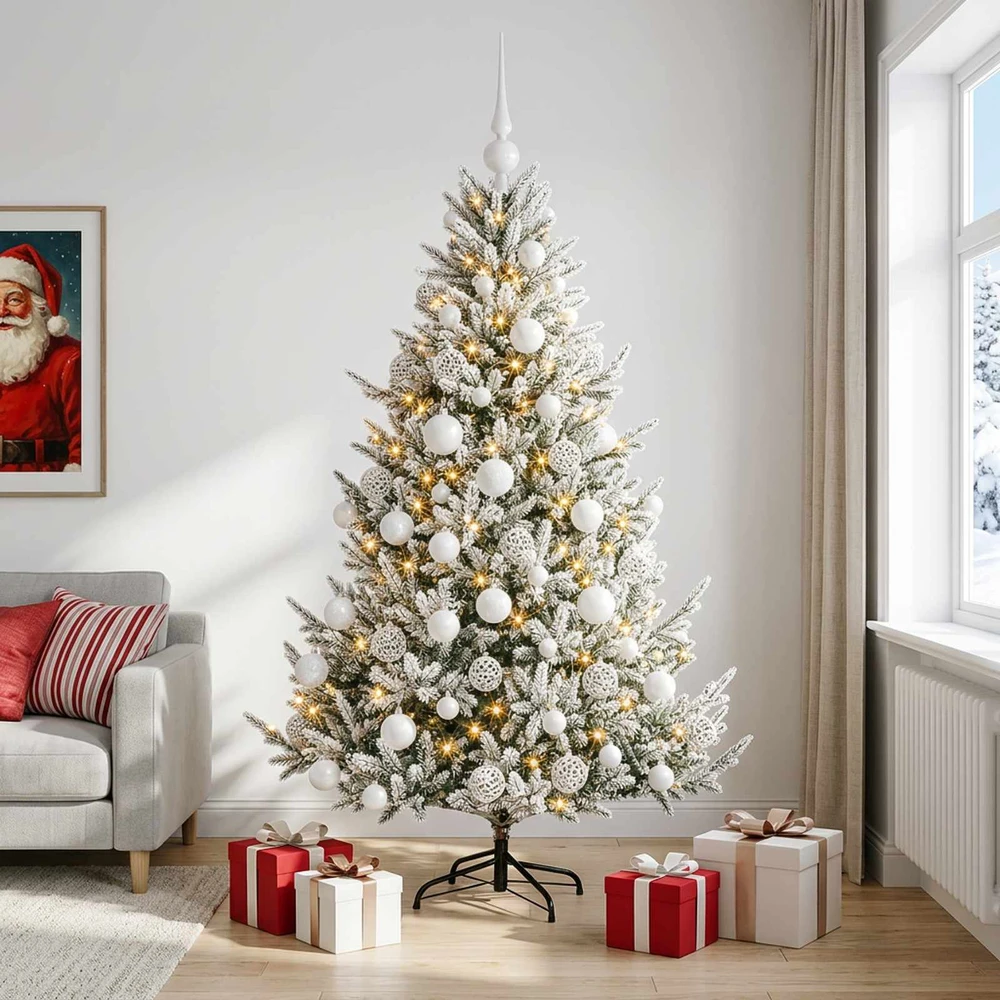 Dirbtinė kalėdinė eglutė su rutuliuku 180 cm 300 LED