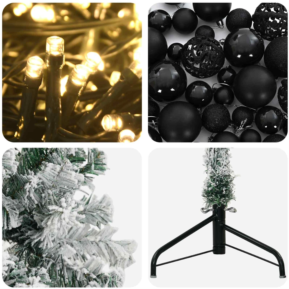 Dirbtinė kalėdinė eglutė su rutuliuku 180 cm 300 LED