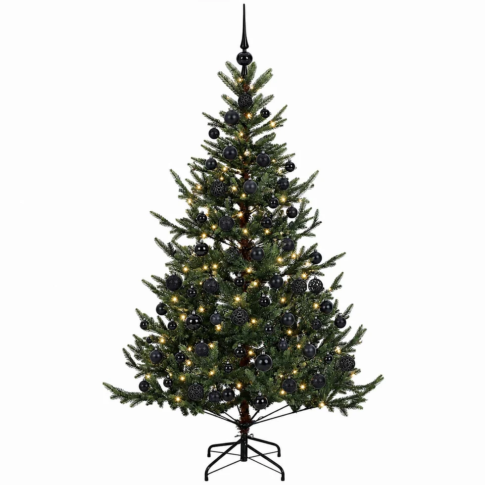 Dirbtinė kalėdinė eglutė su rutuliuku 180 cm 300 LED