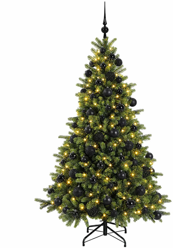 Dirbtinė kalėdinė eglutė su rutuliuku 180 cm 300 LED