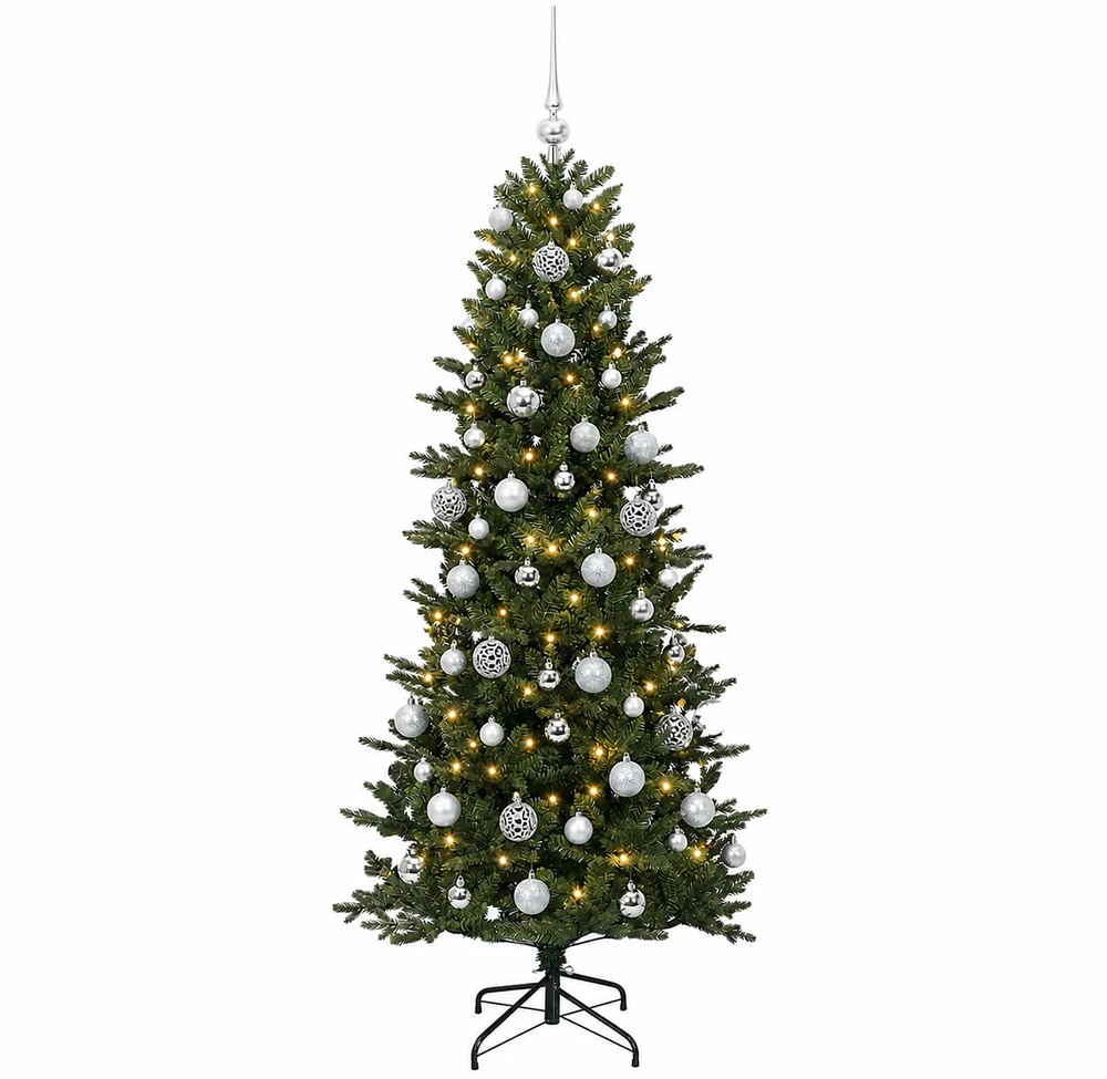 Dirbtinė kalėdinė eglutė su rutuliuku 180 cm 300 LED