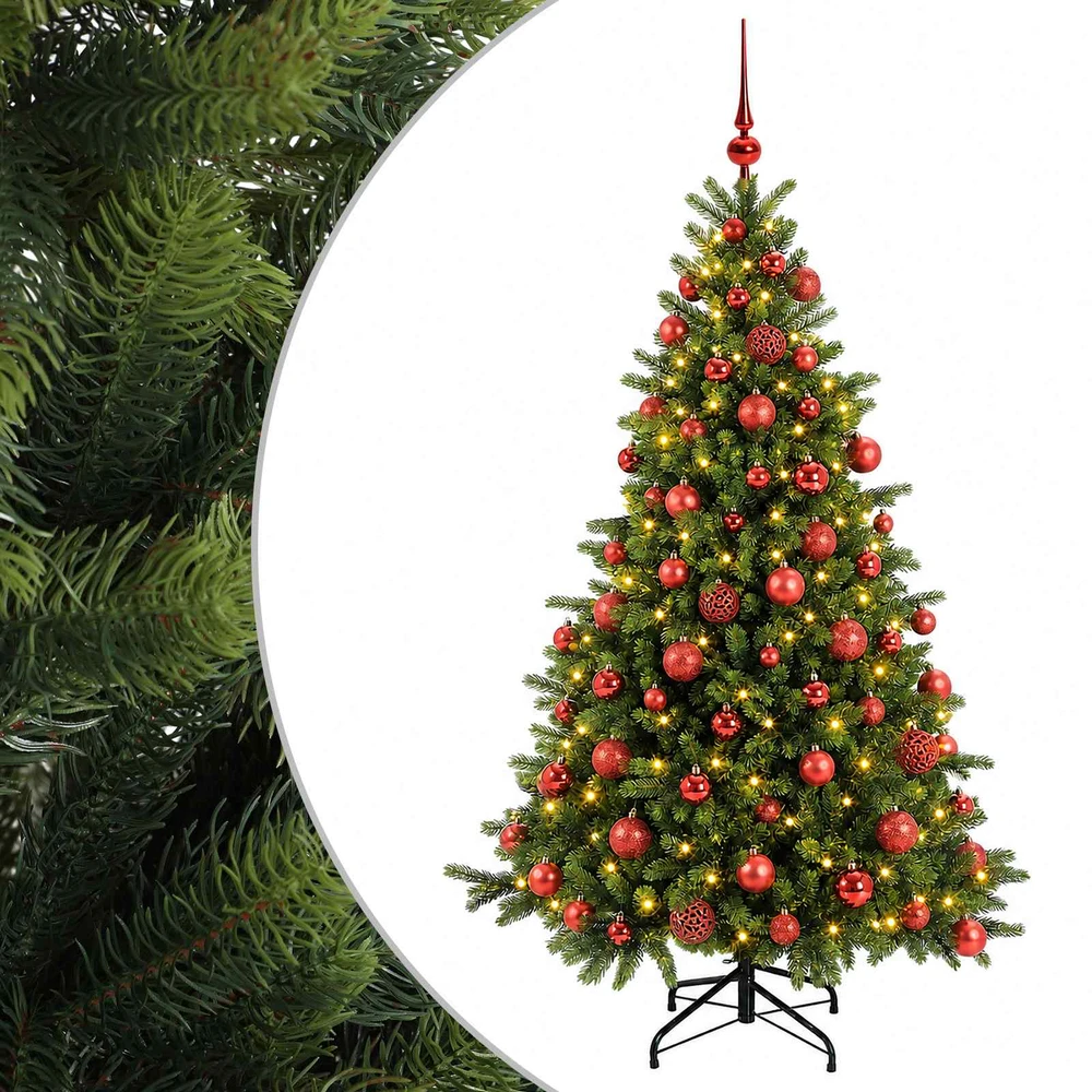 Dirbtinė kalėdinė eglutė su rutuliuku 180 cm 300 LED