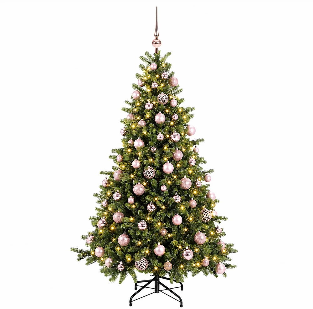 Dirbtinė kalėdinė eglutė su rutuliuku 180 cm 300 LED