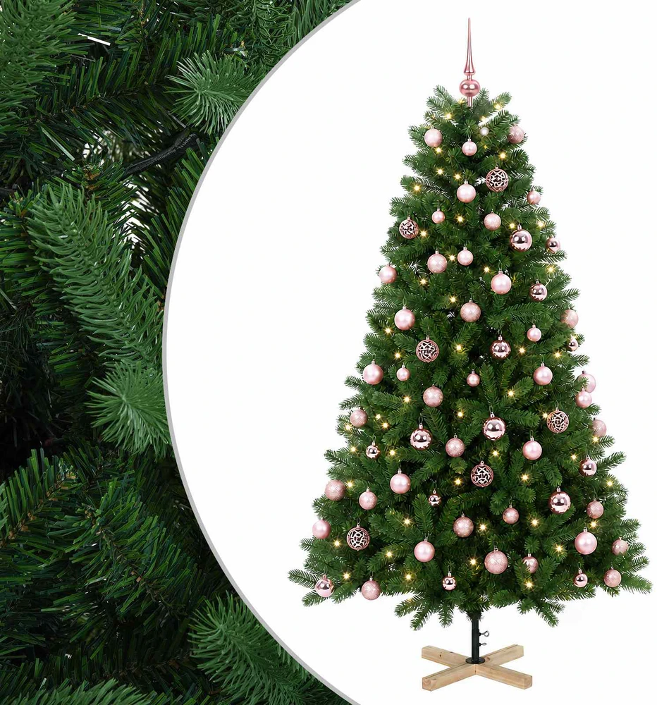 Dirbtinė kalėdinė eglutė su rutuliuku 180 cm 300 LED