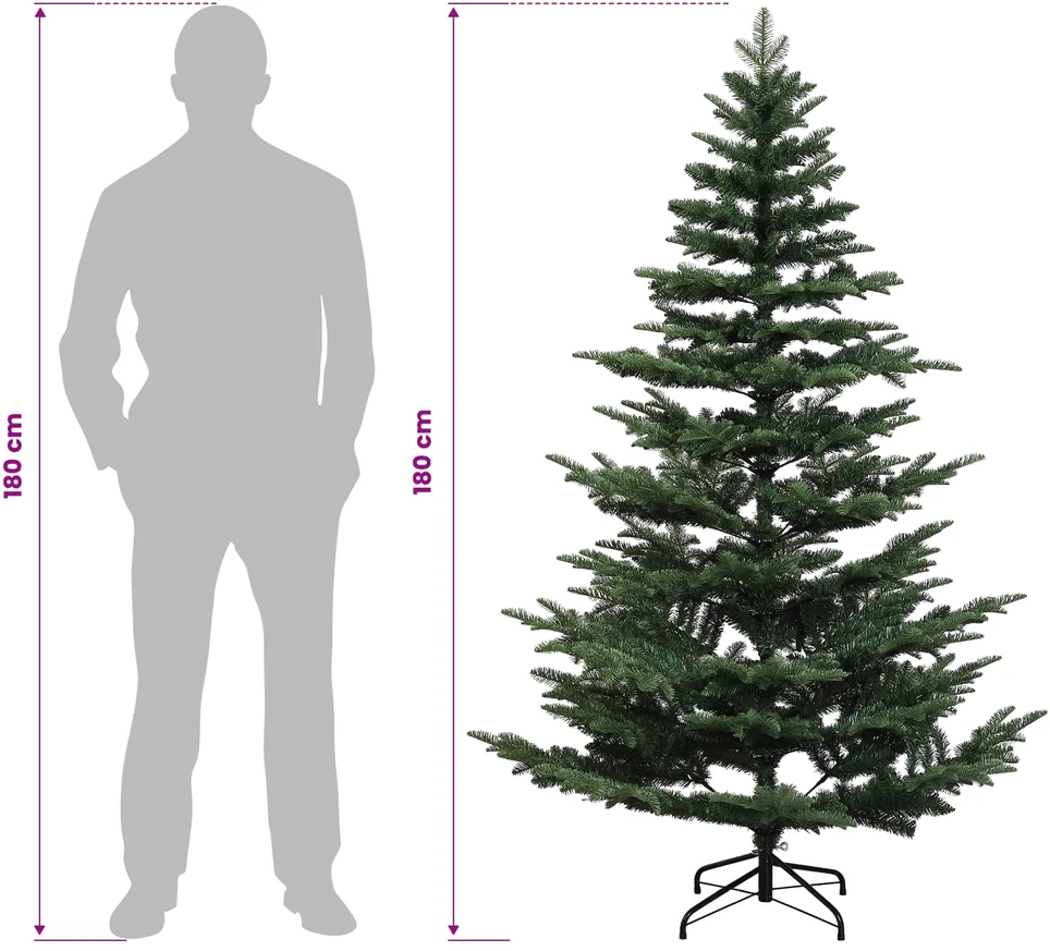 Dirbtinė kalėdinė eglutė su rutuliuku 180 cm 300 LED