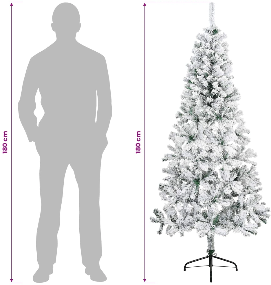 Dirbtinė kalėdinė eglutė su rutuliuku 180 cm 300 LED