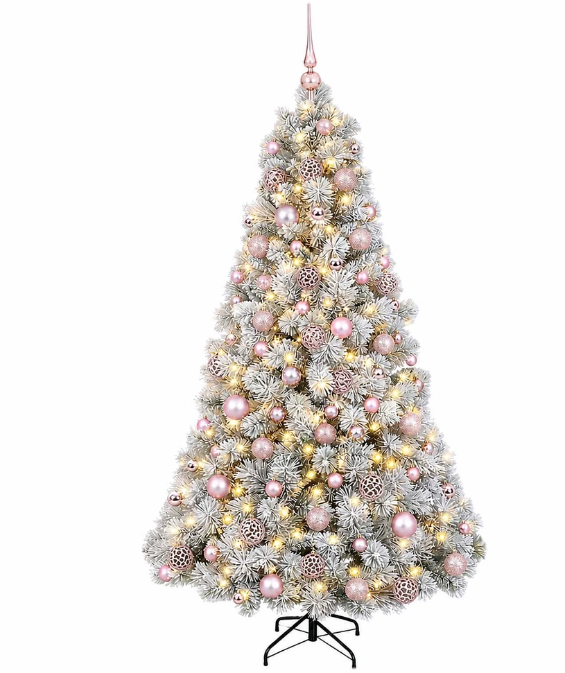 Dirbtinė kalėdinė eglutė su rutuliuku 180 cm 300 LED