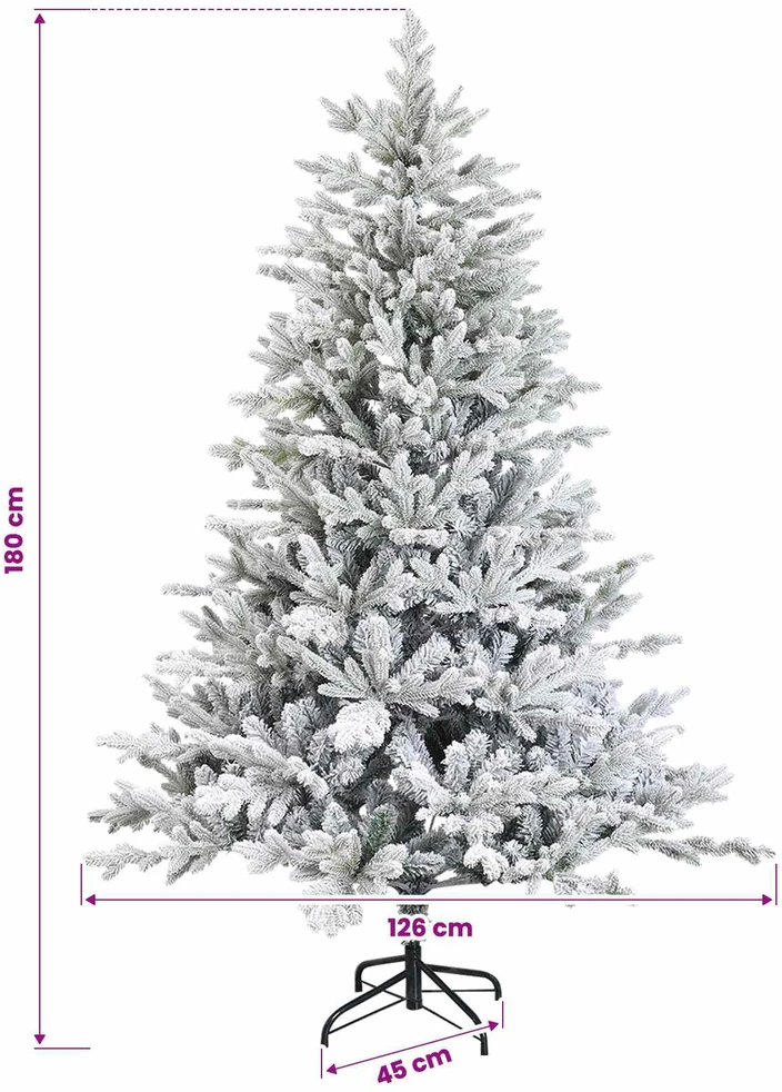 Dirbtinė kalėdinė eglutė su rutuliuku 180 cm 300 LED