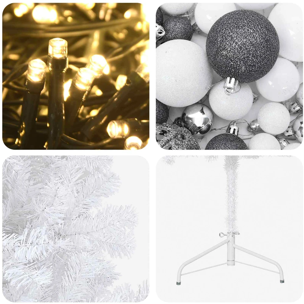 Dirbtinė kalėdinė eglutė su rutuliuku 180 cm 300 LED
