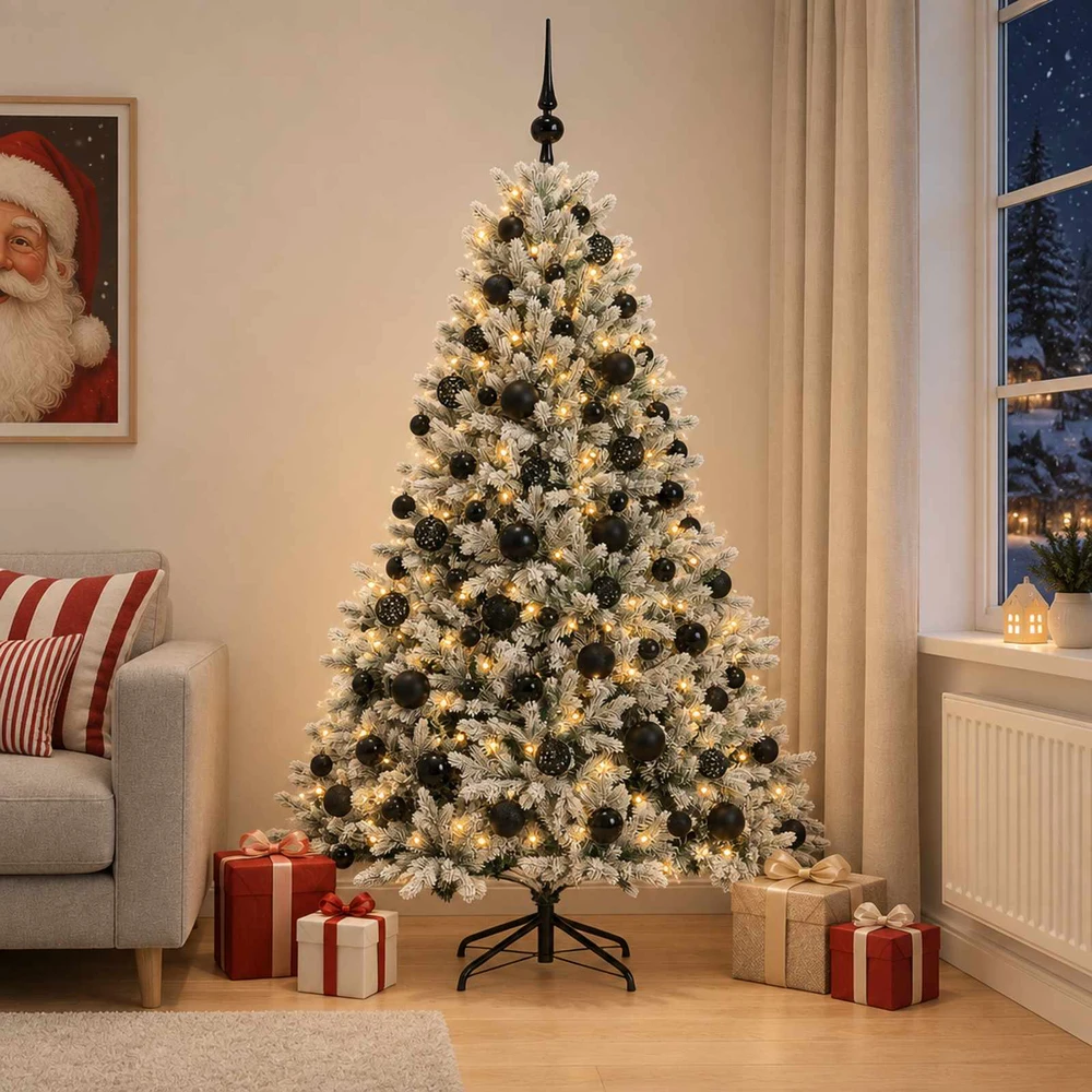 Dirbtinė kalėdinė eglutė su rutuliuku 180 cm 300 LED