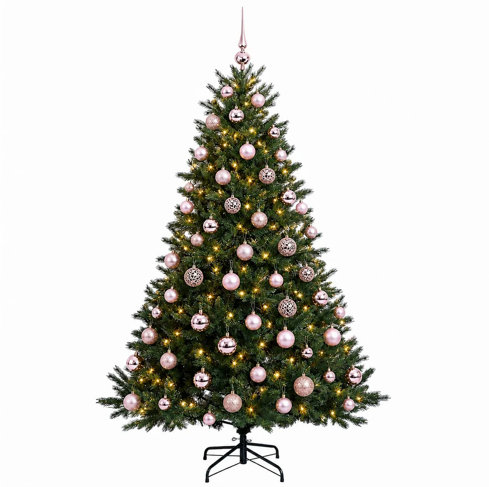 Dirbtinė kalėdinė eglutė su rutuliuku 180 cm 300 LED
