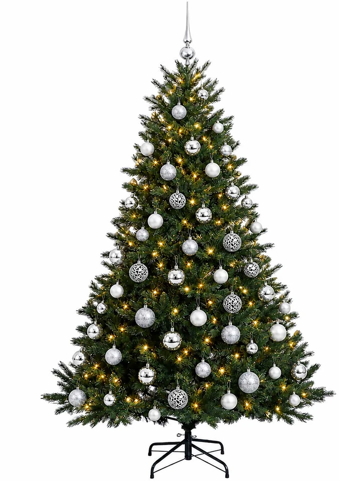 Dirbtinė kalėdinė eglutė su rutuliuku 180 cm 300 LED