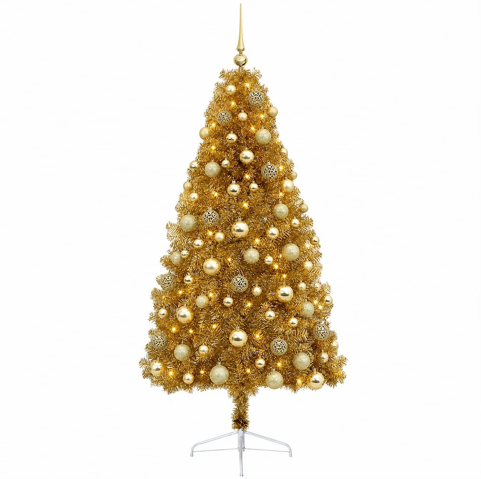 Dirbtinė kalėdinė eglutė su rutuliuku 180 cm 300 LED