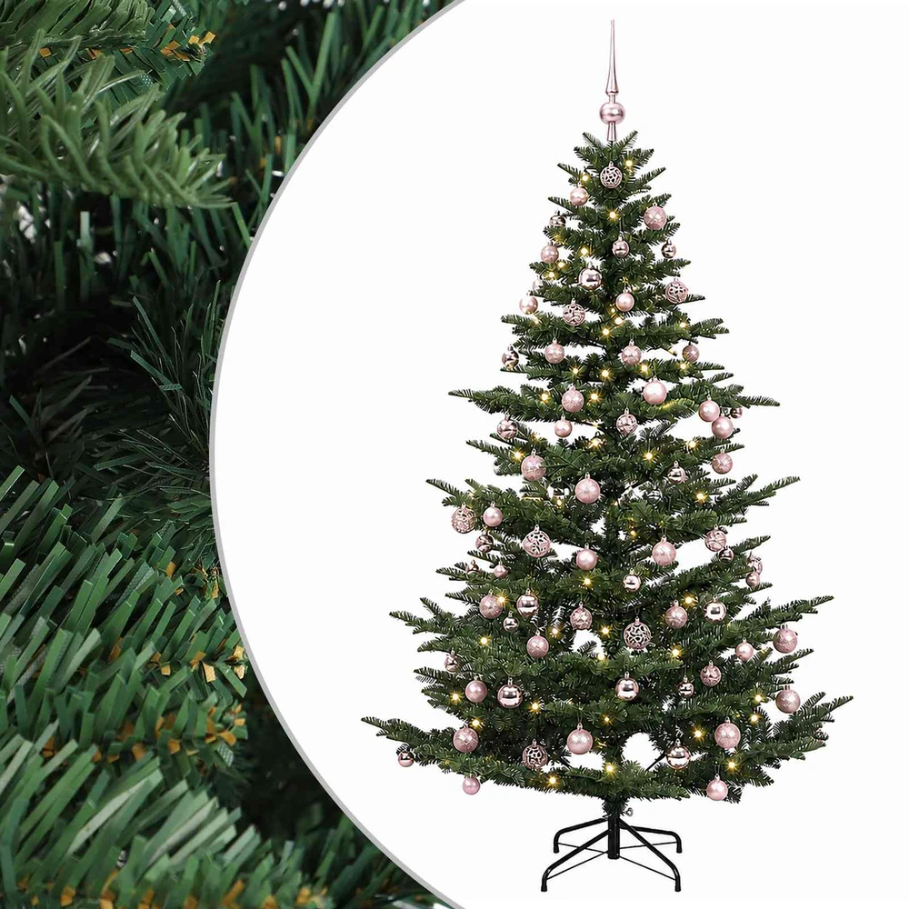 Dirbtinė kalėdinė eglutė su rutuliuku 180 cm 300 LED