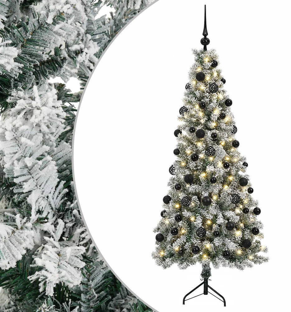 Dirbtinė kalėdinė eglutė su rutuliuku 180 cm 300 LED