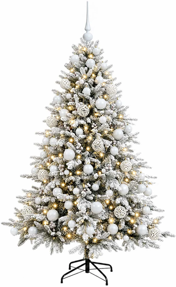Dirbtinė kalėdinė eglutė su rutuliuku 180 cm 300 LED