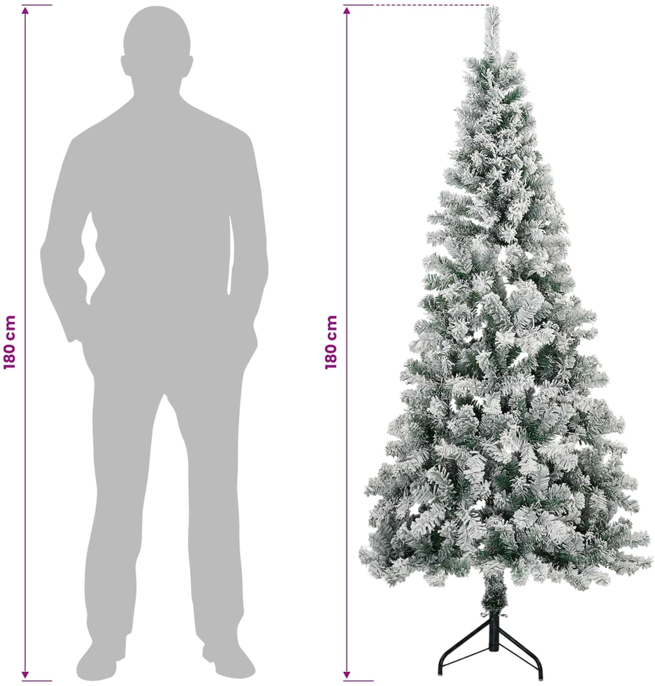 Dirbtinė kalėdinė eglutė su rutuliuku 180 cm 300 LED