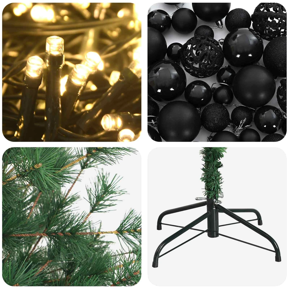Dirbtinė kalėdinė eglutė su rutuliuku 180 cm 300 LED