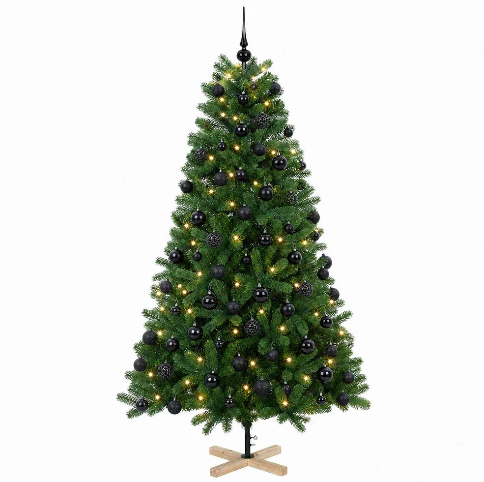 Dirbtinė kalėdinė eglutė su rutuliuku 180 cm 300 LED