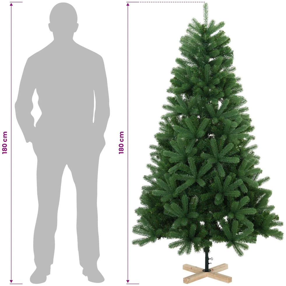 Dirbtinė kalėdinė eglutė su rutuliuku 180 cm 300 LED
