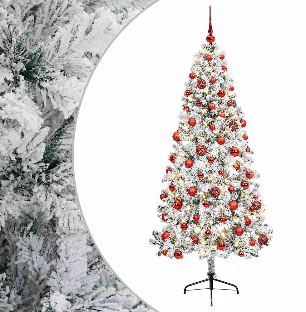 Dirbtinė kalėdinė eglutė su rutuliuku 180 cm 300 LED