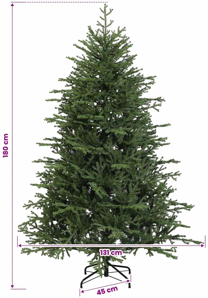 Dirbtinė kalėdinė eglutė su rutuliuku 180 cm 300 LED