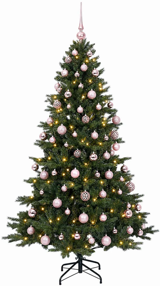 Dirbtinė kalėdinė eglutė su rutuliuku 180 cm 300 LED