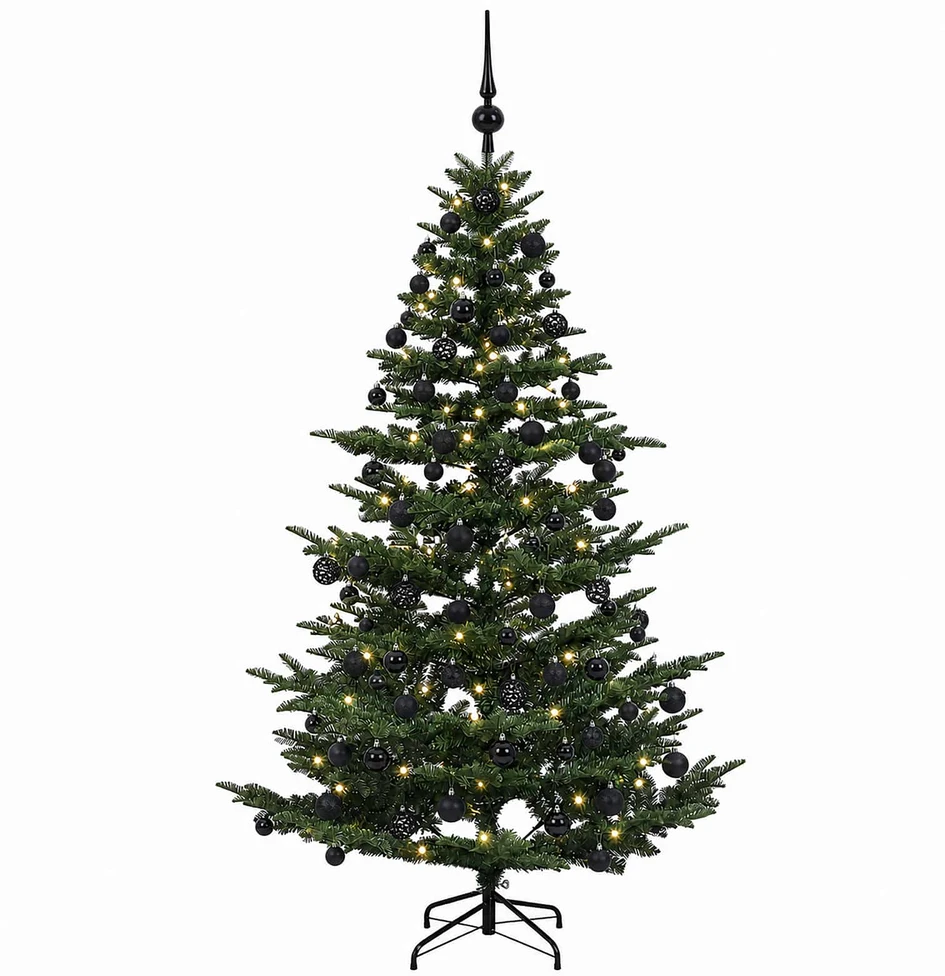 Dirbtinė kalėdinė eglutė su rutuliuku 180 cm 300 LED